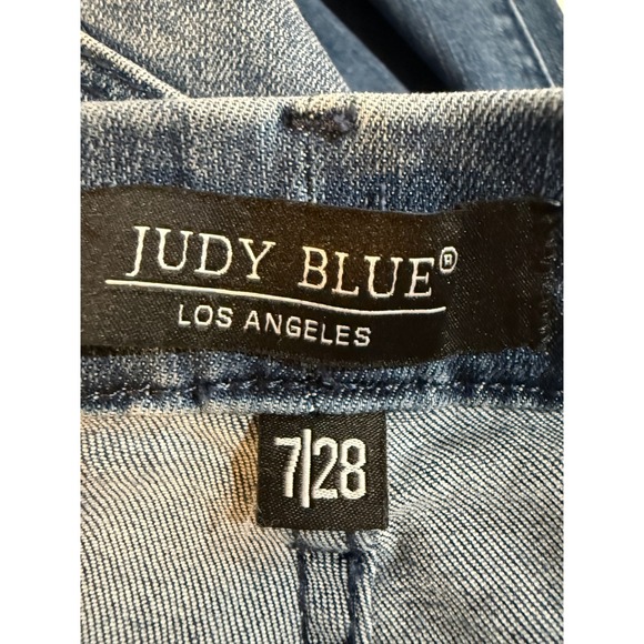 Judy Blue Skinny Fit Capri Jeans Medium Wash Women's Size 7/28 - Picture 7 of 10
